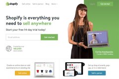 Shopify，一枚簡潔清新的國外電子商務平臺網站